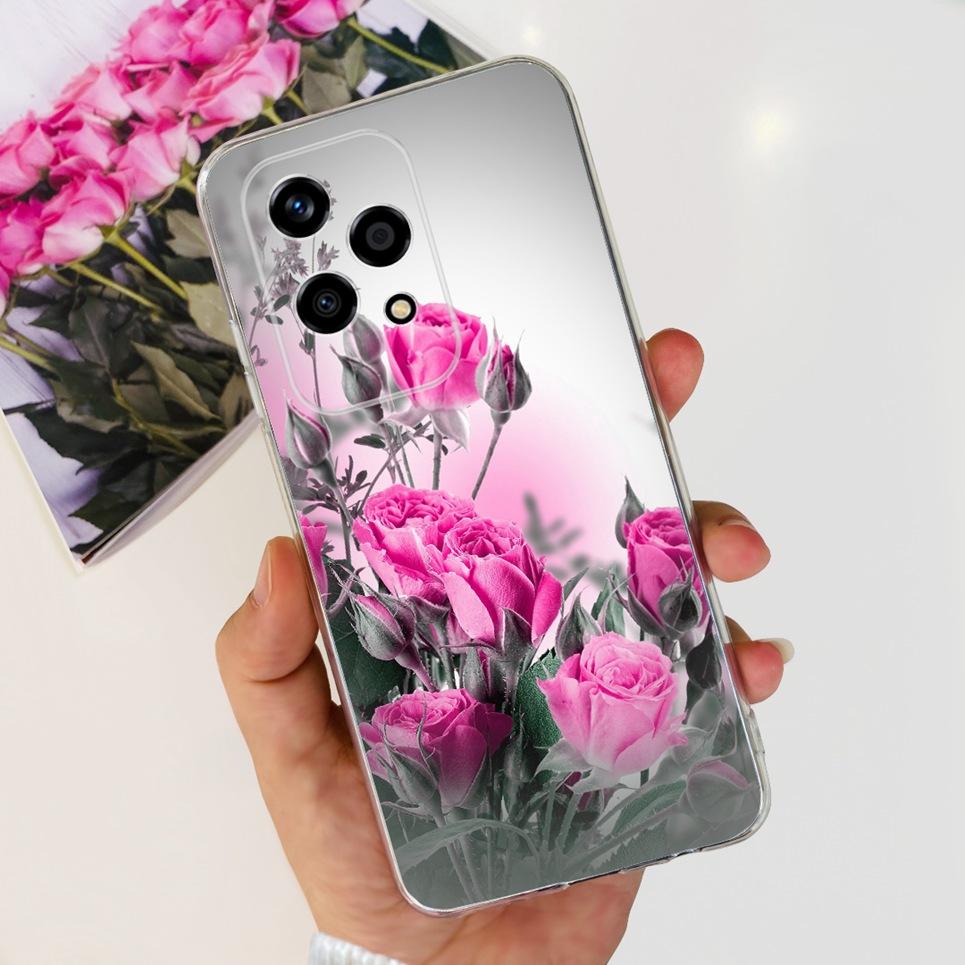 Flower Butterfly Women Fashion Back Cover For Huawei Honor 200 Lite Honor 200 Pro Phone Funda Transparent Soft TPU Honor200 Etui