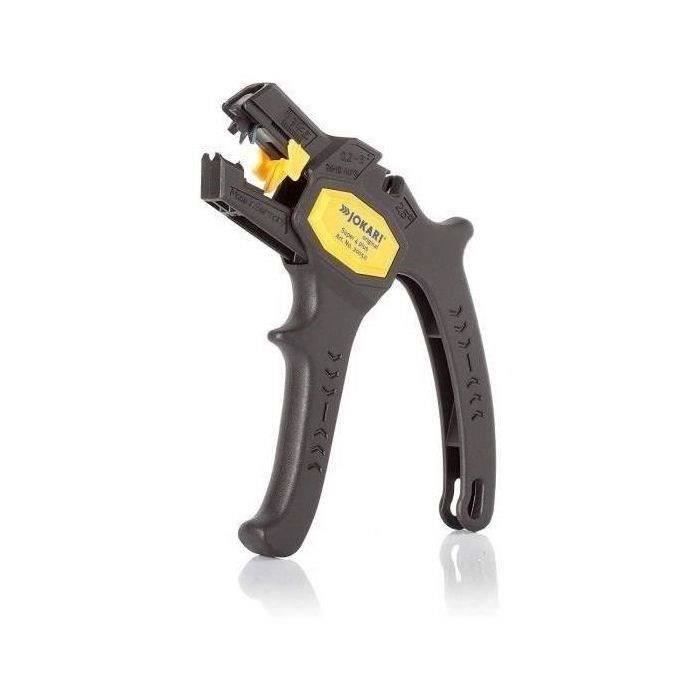 Pince À Dénuder Automatique JOKARI - Pour Fil 0.2 À 6 Mm2 - Coupe-fil Latéral - Butée Longitudinale Réglable