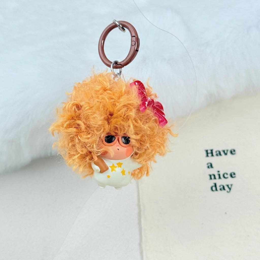 Star Person Mini Cartoon Pendant for Dolls, Keychains, Wig Bags, Phone Chains, & Cases