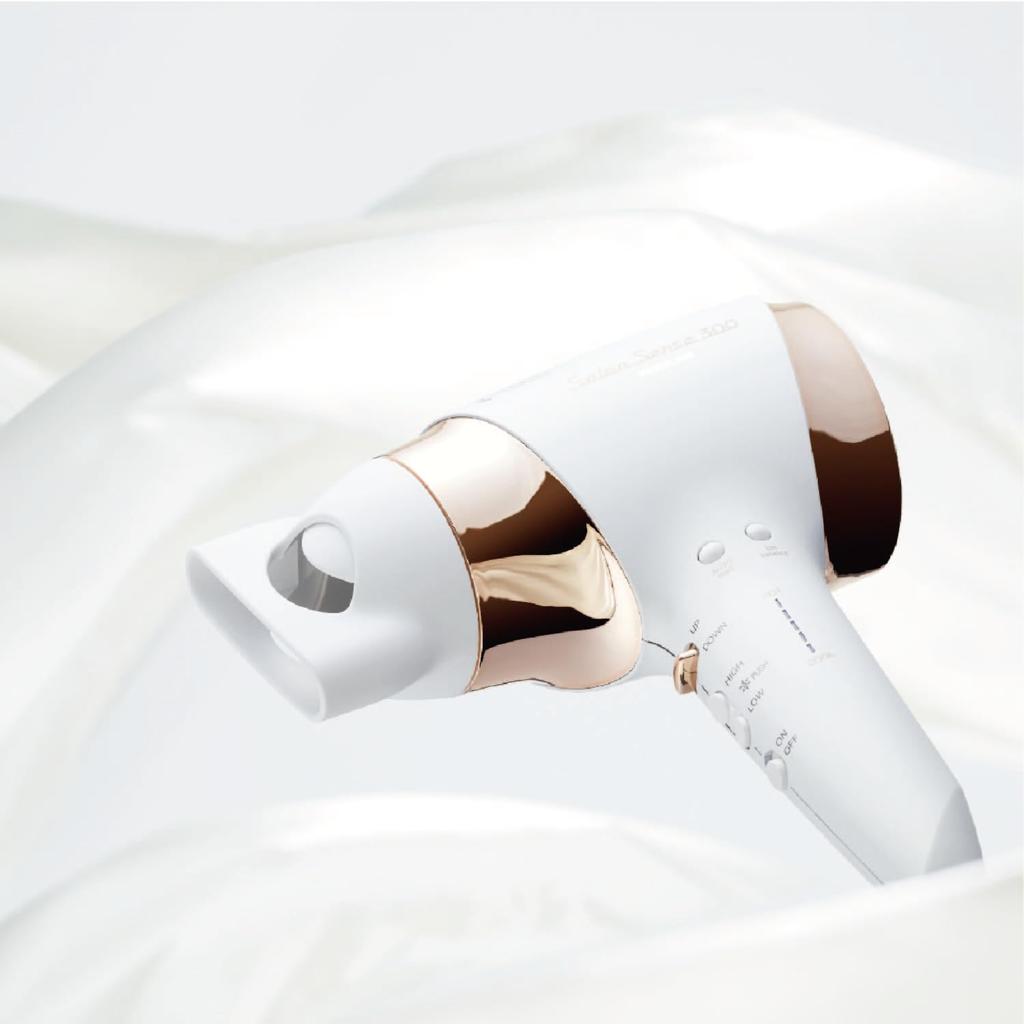 Koizumi Hair Dryer Ion Balance Salon Sense 300 Automatic Switching White Hot/Cold KHD-9940/W