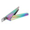 Stainless Steel Blade Rainbow Chameleon Acrylic Nail Trimmer For Gel Nails