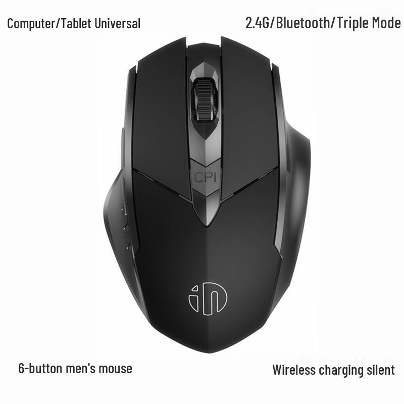 Rechargeable Bluetooth Wireless Silent Mouse for Office and Gaming - PM6