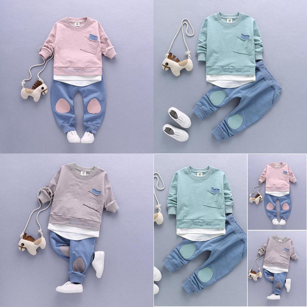 Premium Quality 2pc Baby Boy Girl Clothing Set Featuring Timeless Design And Comfort