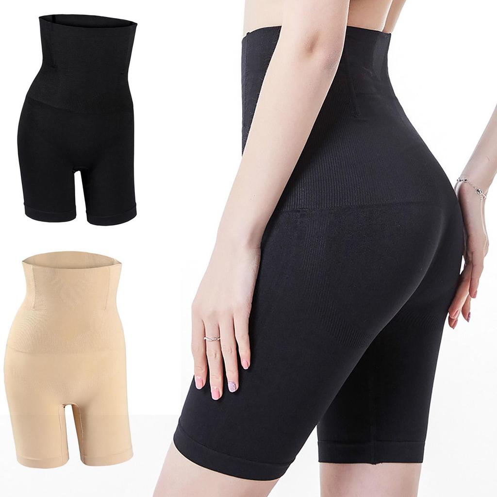 Women Tummy Control Shapewear Shorts High Waisted Body Shaper Shorts Butt Lifting Thigh Slimmer Seamless Panties Underwear