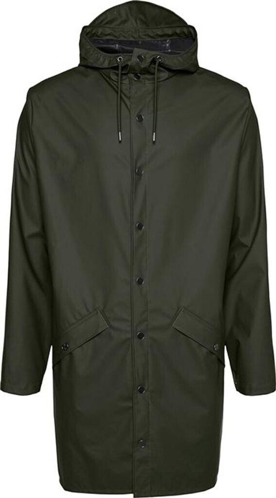 Куртка Rains Unisex Long Jacket (12020) (12020-03) зеленая