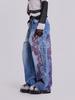 Y2K Embroidery Design Loose Floor-Length Unisex Jeans