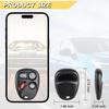 Key Fob Replacement for 2001-2005 Chevrolet Impala Monte Carlo GMC Safari Savana/ Buick Cadillac Oldsmobile Pontiac Car Keyless Entry Remote Control,