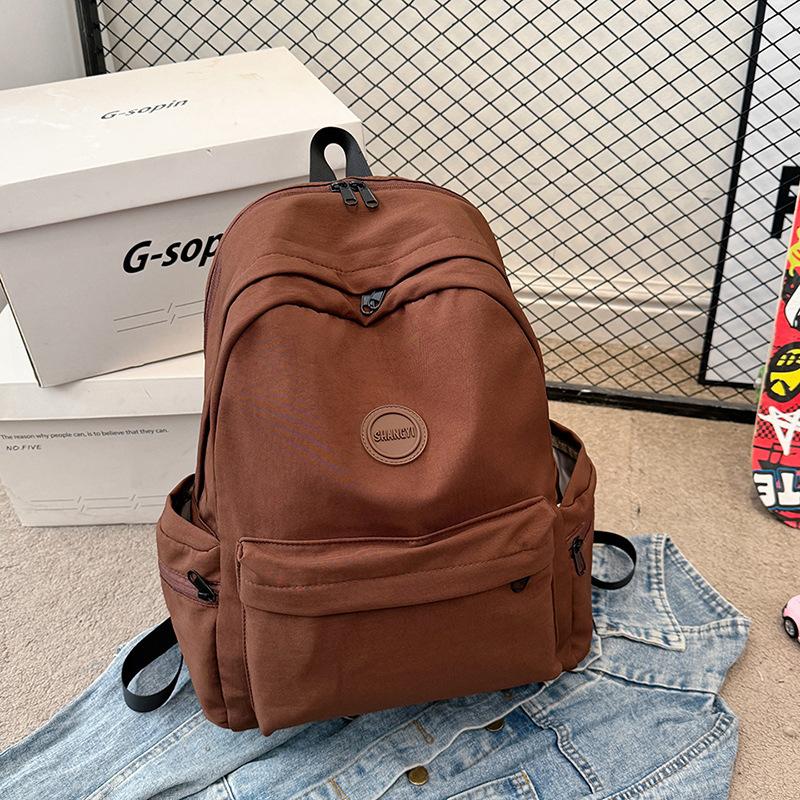 High-value Trendy College Students Outdoor Lightweight Large-capacity Backpack Travel Waterproof Backpack Trendy Schoolbag