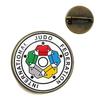 2021 Trendy Sports I Love Judo Brooches Pins Men Women Karate Jewelry High Quality Handmade Badge Brooch Gift