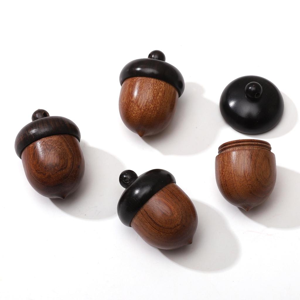 21x31mm Sandalwood Pinecone Pendant For DIY Necklace Accessories