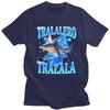 Tralalero Tralala Hai Meme T-Shirt Unisex Kurzarm T-Shirts Sommer Lässig Grafik-T-Shirt Baumwolle Locker Übergröße Kleidung