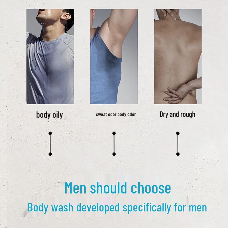 Adidas Conquer Herren 3-in-1 Dusche, Shampoo & Gesichtswaschgel