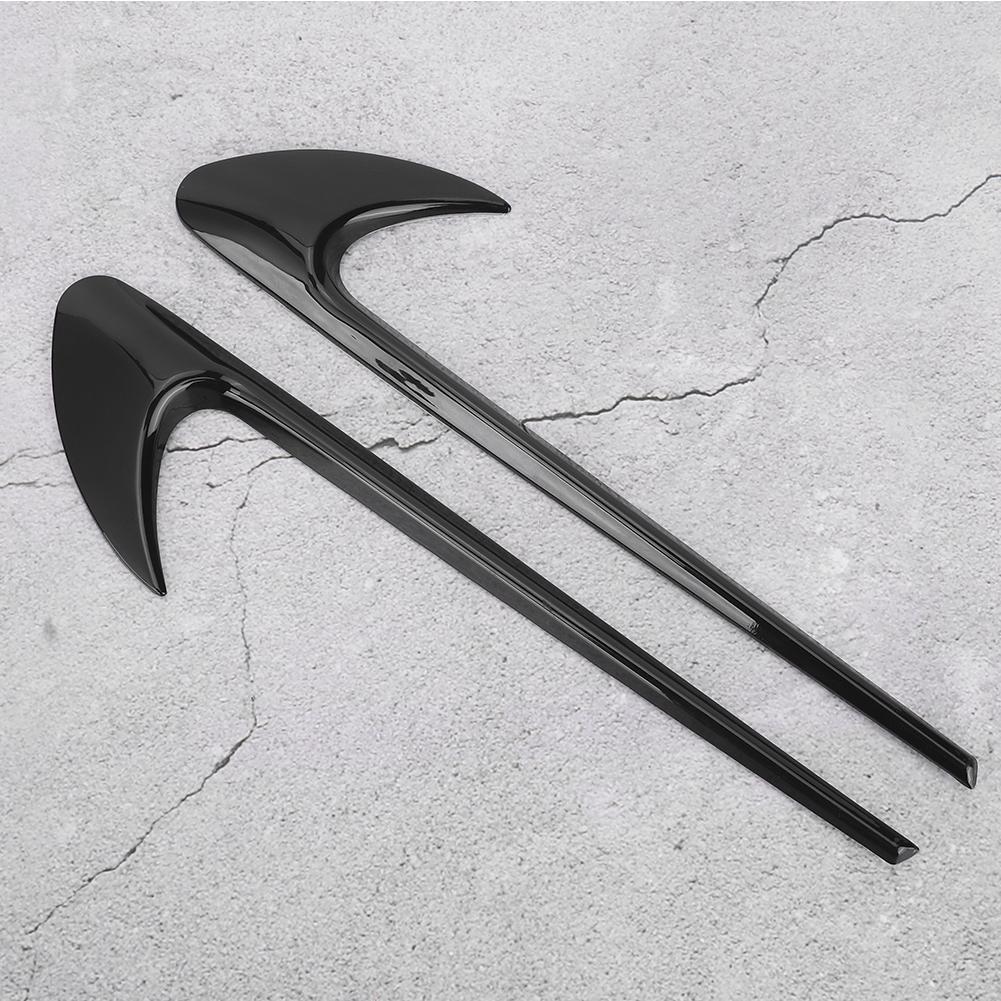 2Pcs Hook Shape Car Exterior Sticker Decorative Accessory Universal Fit for Benz