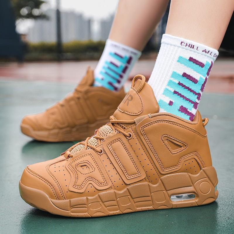 

2025 новый тренд моды для учеников средней школы, мужская обувь больших размеров для внешней торговли, нескользящая, износостойкая, амортизирующая спортивная обувь с воздушной подушкой c 45 пшеничный