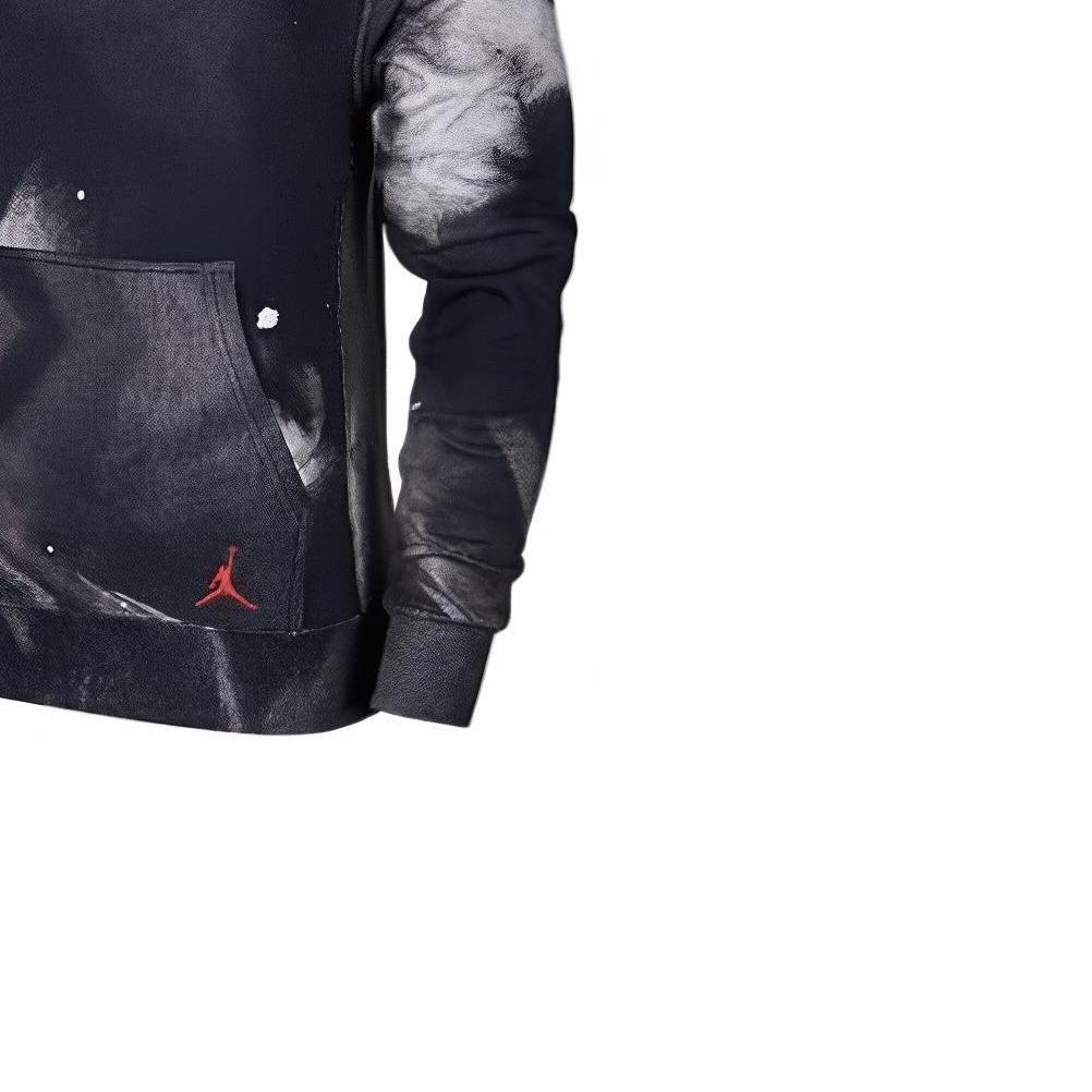 Jordan Fearless Logo Tie-Dye Vintage Fleece Hoodie Men hoodies Dark-Blue CT6171-010