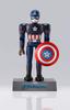 TAMASHII NATIONS Chogokin HEROES Avengers Captain ca. 100mm und ABS bemalte Actionfigur America, Diecast