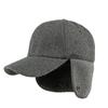 Autumn Winter Hat Men's Baseball Cap Middle-Aged and Elderly People's Cap Thick Velvet Ear Protection Wool Warm Cap