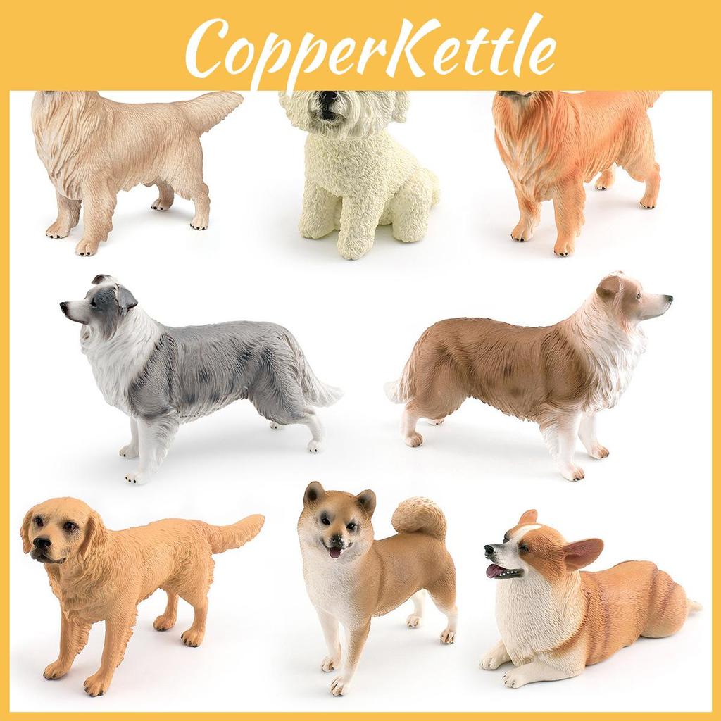 Childrens Pet Cibotium Barometz Welsh Corgi Shepherd Dog Pet Animal Model For Playroom Decor And Collecting
