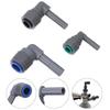 Plastic Quick Connect Pipe Hose Connector Push-in Fittings Joint 6.35MM 8MM 9.5MM Male To Female Elbow