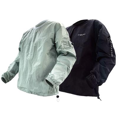 Fareastwave Packable Sweatshirt Jacket [Black/Seagrass Green]
