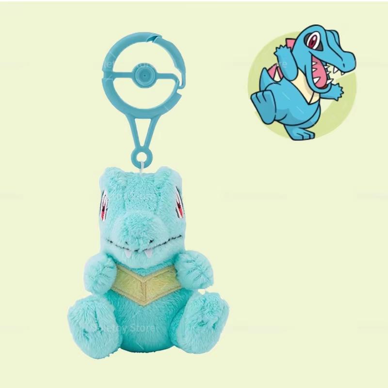 Original Pokemon Plush Key Ring Pikachu Sylveon Eevee Charmander Squirtle Quaxly Pok Sphere Buckle Animation Merchandise Presents
