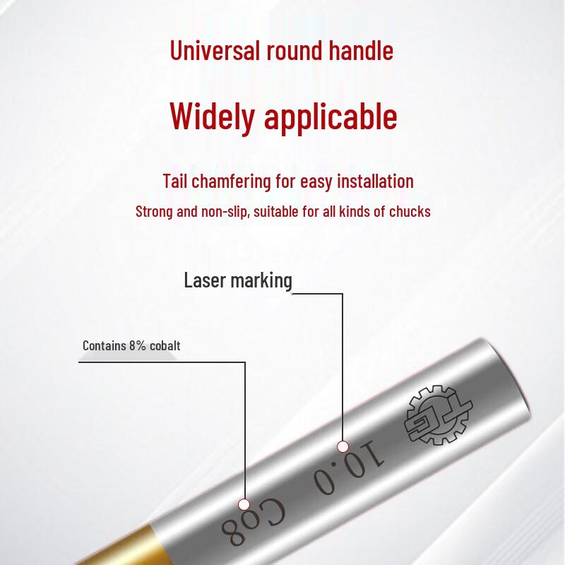 TIANGONG M42 10mm Titanium Cobalt HSS Twist Drill Bit