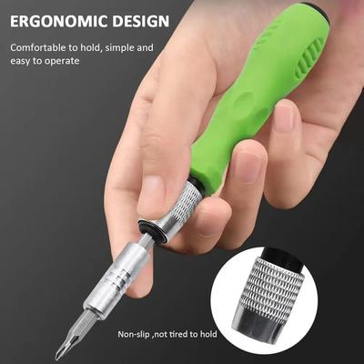 Mini 32-in-1 Precision Screwdriver Set Magnetic Phillips Bits Multifunctional Hand Repair Tool Kit for Phone Watch Glasses PC
