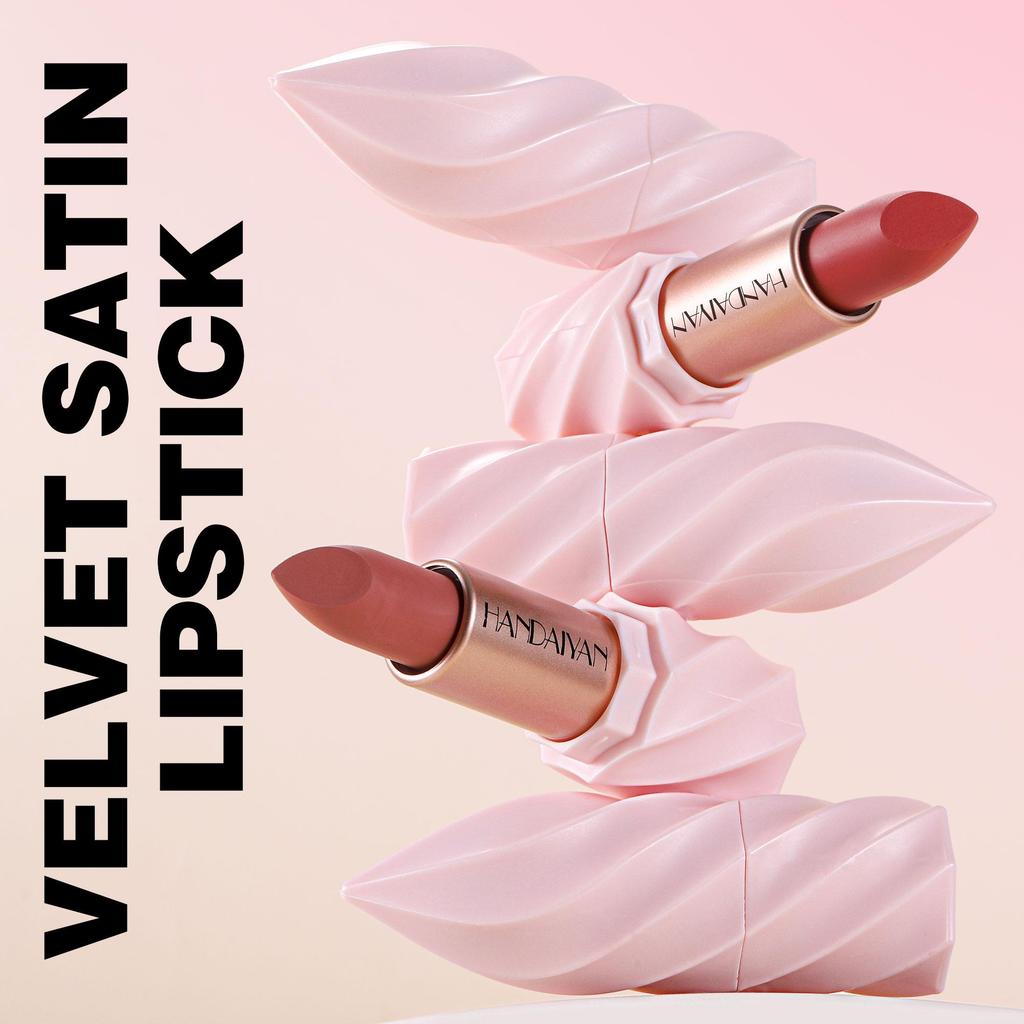 6 Colors Bold & Intense Glitter Shiny Metallic Lipstick Pearlescent Lip Tint,Long Lasting Lip Senior Matte Lip Makeup Gifts