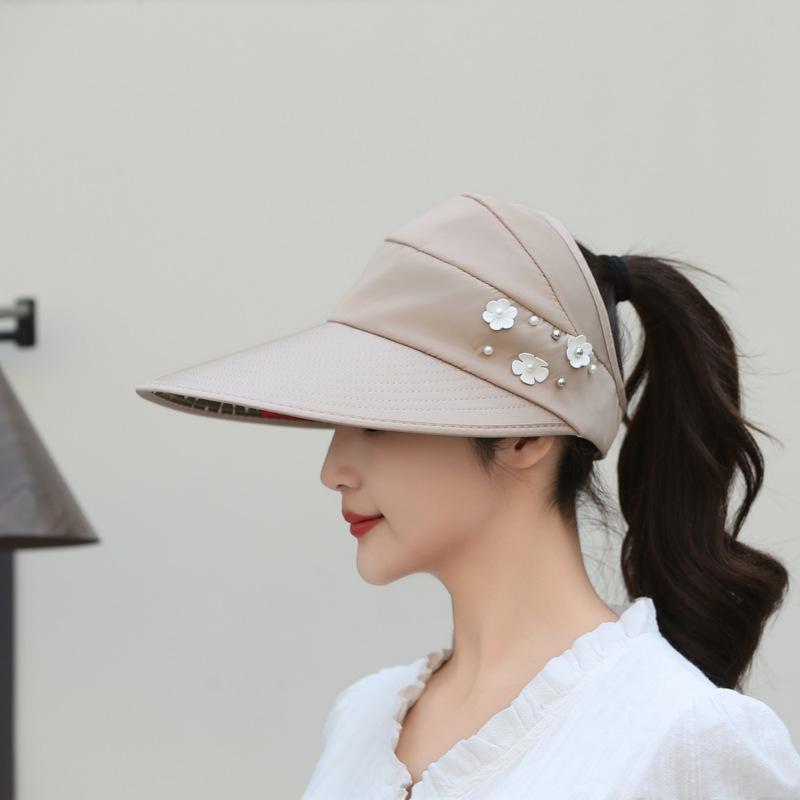 

Женская широкополая шляпа от солнца: Мода Весна/Лето 2024, Дышащая, Складная, Защита от УФ-лучей для занятий спортом на открытом воздухе и путешествий One Size