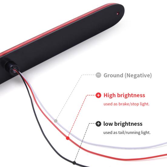 10-30V 0.66W 11 LED-uri pentru camion, remorcă, lampă de frână, oprire, bandă de semnalizare din spate