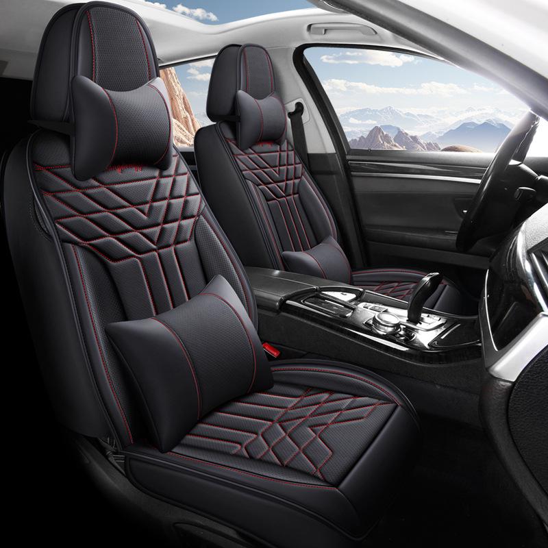 Skoda New Octavia Seat Cover - Full Coverage for 2013/14/16/18/19 Models, All Season, Five-Seater Cushion