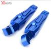Motorcycle CNC Foot Pegs Rear Passenger Footrests Fit For Yamaha MT07 MT 07 MT-07 2014-   With Laser Logo
