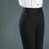 Women's  Slim Long Pants  Elastic Waist Straight Pants Stretch High Waist Pants