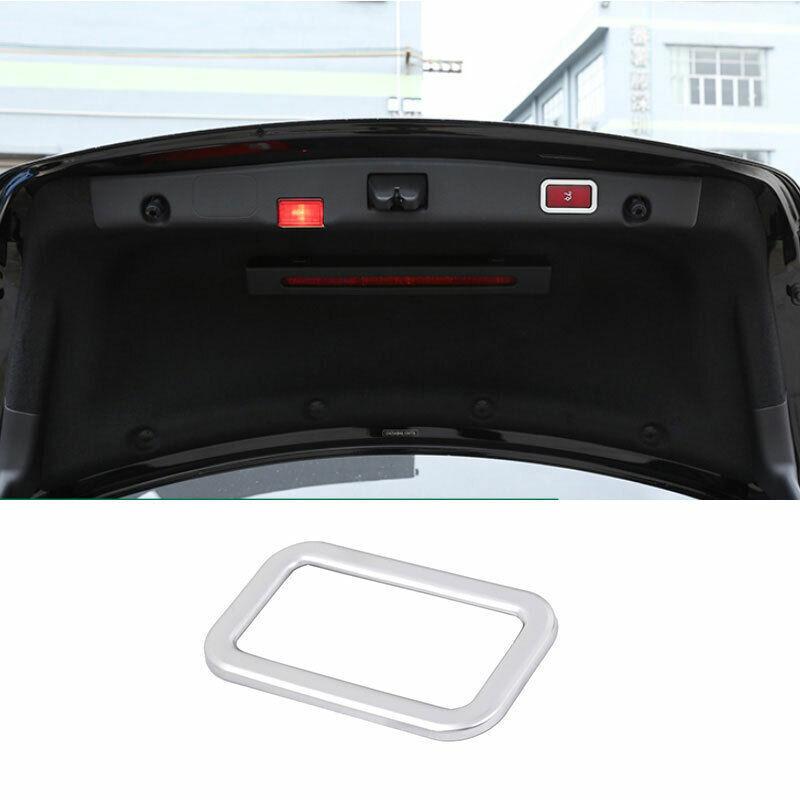 ABS Silver Tailgate Door Handle Frame Trim Fit For Mercedes-Benz GLK 2009-2015