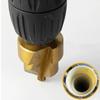 6.35mm Drill Bit Hexagonal Shank Drill Bit Water Pipe Installation Gold Color High Speed Steel Stable Clamping Widely Compatible