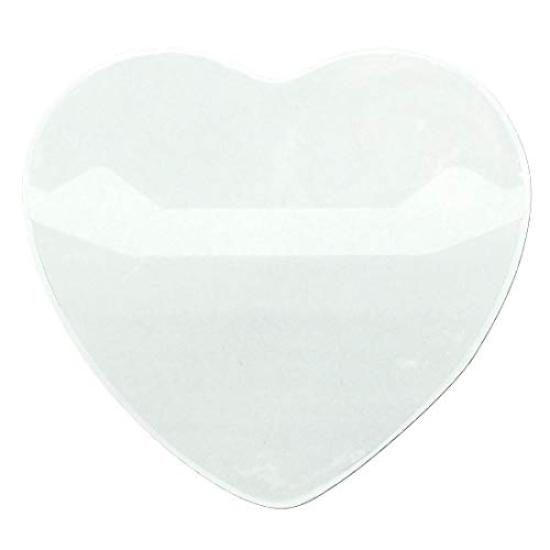 CONC-CO116 Pack Économique Couvertures de Badge, Forme Cœur, Pack de 15