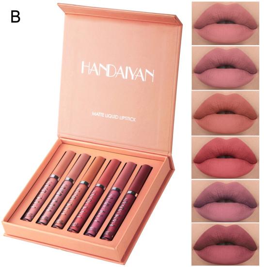 

Жидкая губная помада, водонепроницаемый длительный блеск для губ, косметика B