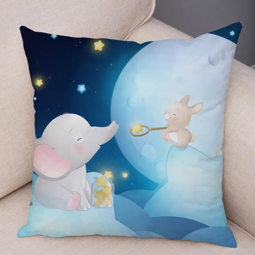 Cartoon Animal Lion Decorative Pillowcase Office Living Room Car Ornaments Home Pillowcase