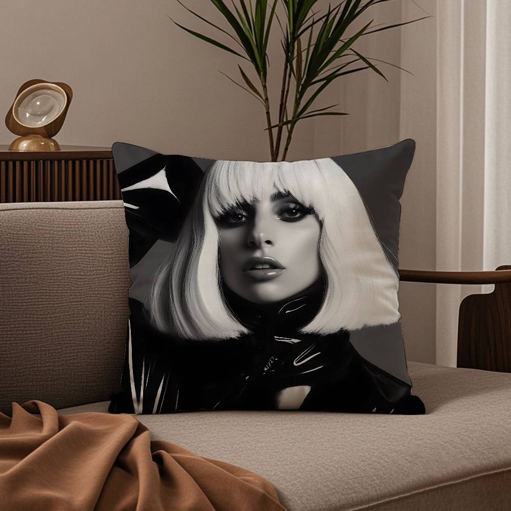 L-Lady Gaga MAYHEM Pillow Case Good Print Pillowcase Living Room Sofa Cushion Cover Bedroom Room Decor