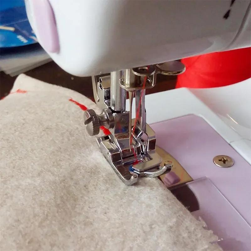 Neuer Nähfußadapter Nähmaschine Snap-on Niedrigschaft Nähfußhalter für Brother Janome Singer Metall Nähzubehör