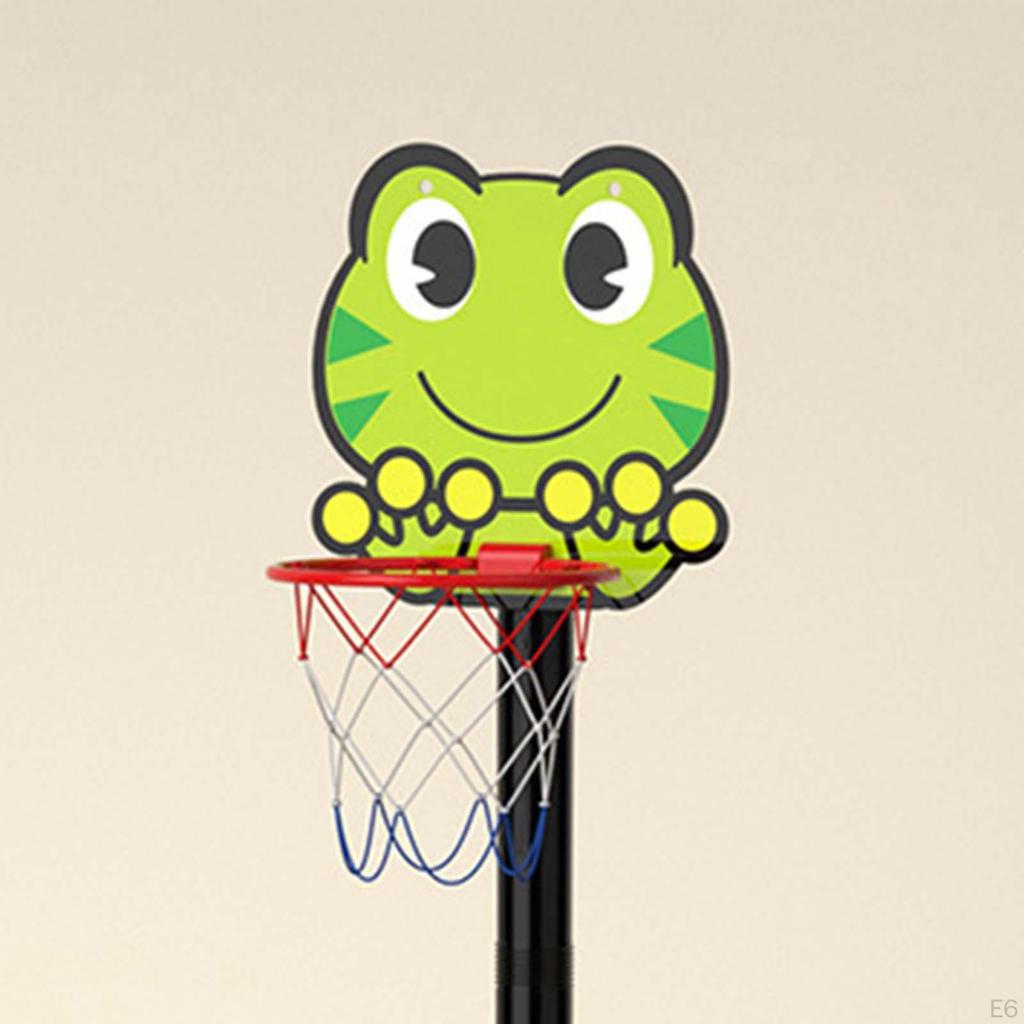 Backboard Basketball Goals Foldable Hoop Set Multifunction Adjustable Height Portable