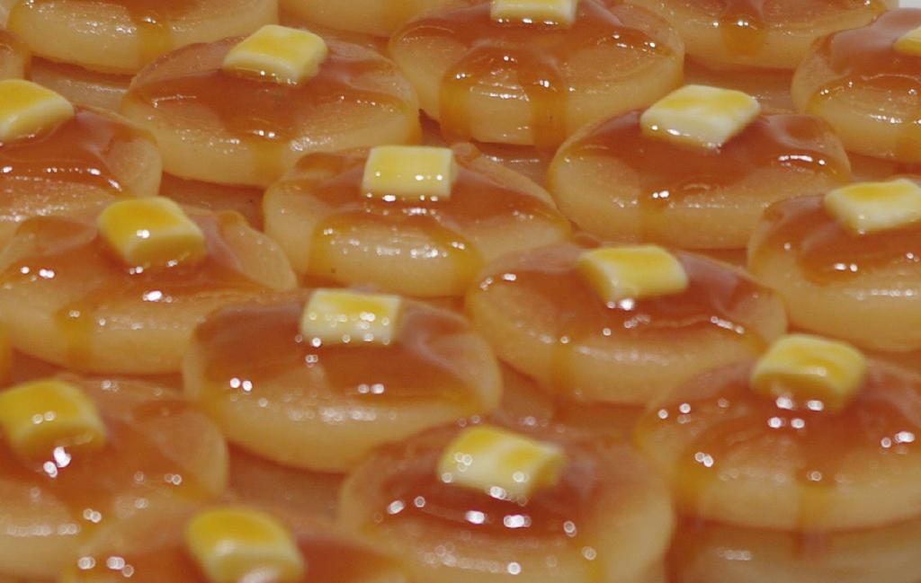 Food Sample Keychain Pancakes Want to Eat 013TK [Coconut Accessories] - You'll