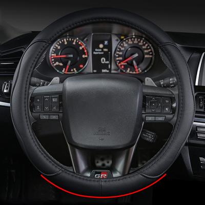O Type Car Steering Wheel Cover Wrap For Toyota Hilux 2012 - 2026 2026 2026 2026 Auto Accesorioss Holder Protector