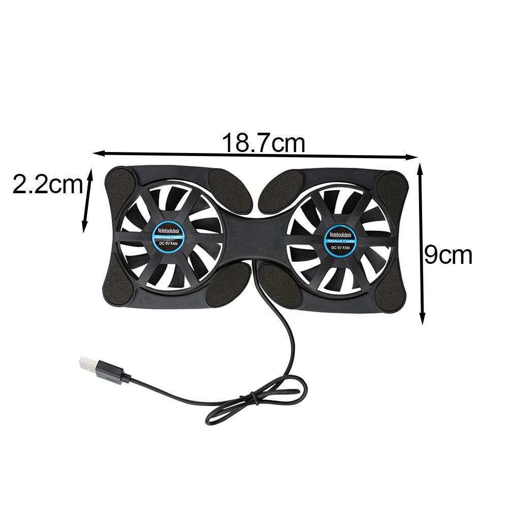 USB Laptop Cooling Fan Stand Notebook Foldable Folding Master For 14in Radiator Notebook Pad Co C9A2