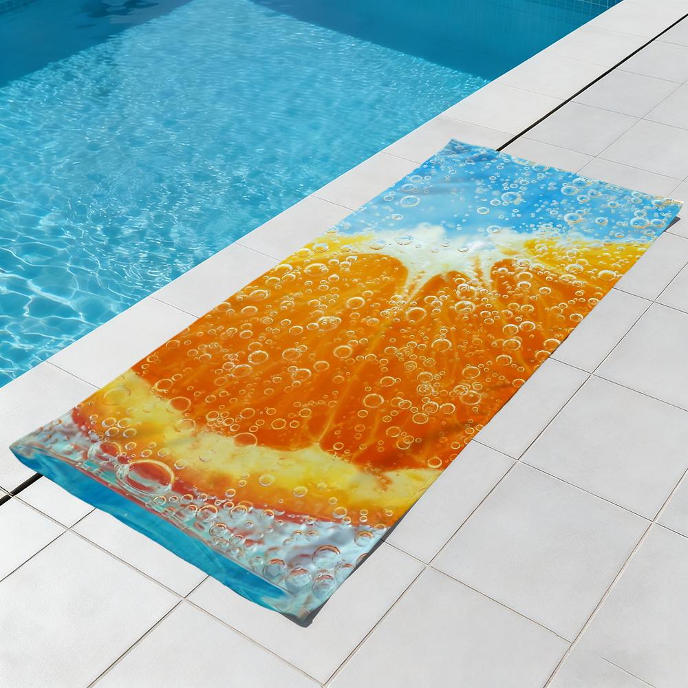 Fruits Serviette Lumineuse Plage Séchage Rapide Douce Serviettes de Piscine Cadeau pour Voyage Salle de Sport Douche Camping sports