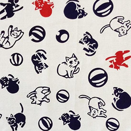 Edoten Tenugui Hand Chusen with Made in Original Onion Design Towel, (Dyed Niwa-zome) - 100% Cotton, Japan, (White)