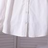 Girls White Long Sleeve Blouse 100% Cotton Ruffled Collar Bow Embroidery Spring Autumn Top for Kids Aged 5-12