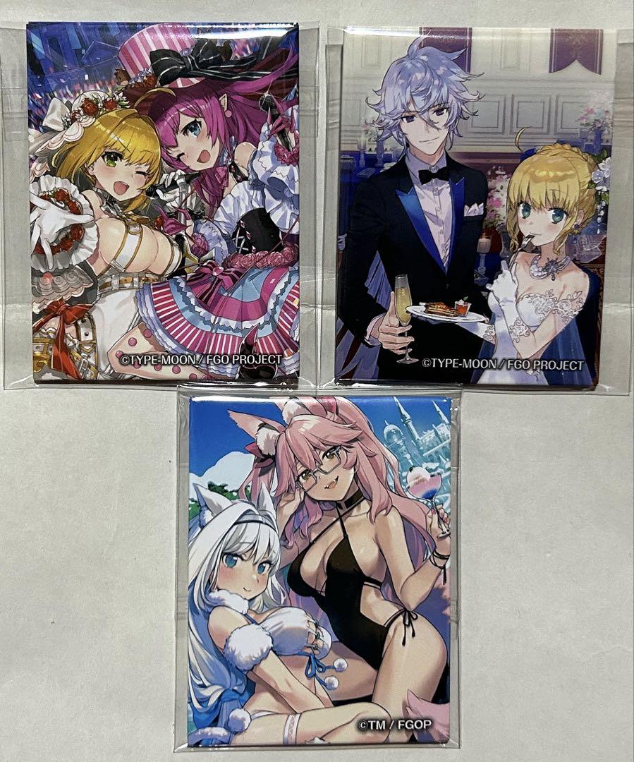 

[USED] Fate/Grand Order Lawson Collaboration Square Badges (3 pieces)