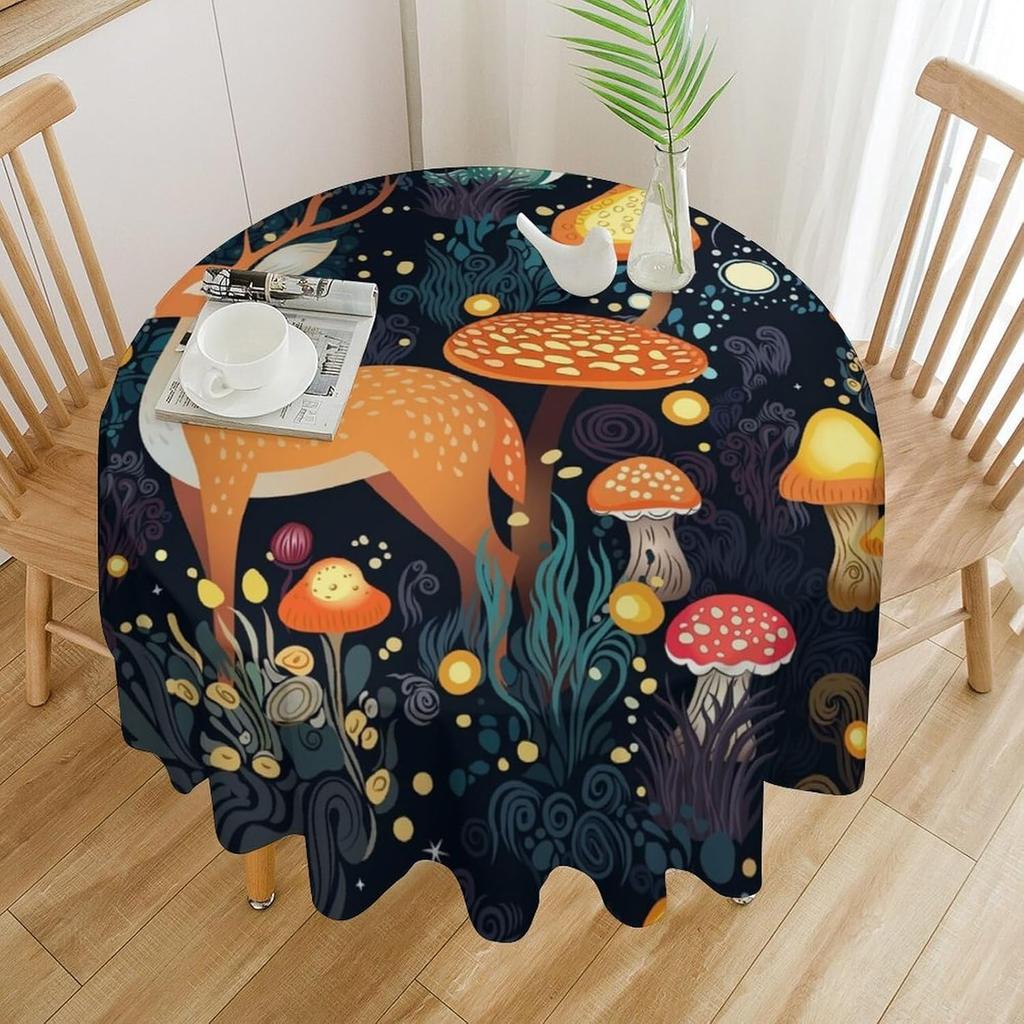 William Morris Bloemenprint Rond Tafelkleed Afwasbaar Polyester Stof Vintage Bloemen Wasbaar Tafelkleed Voor Feestdagen Keuken