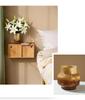 Latte Gradient Handmade Vintage Flower Vase for Light Luxury Living Room Decor